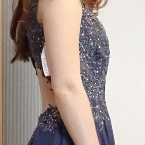 Grey Prom Dress